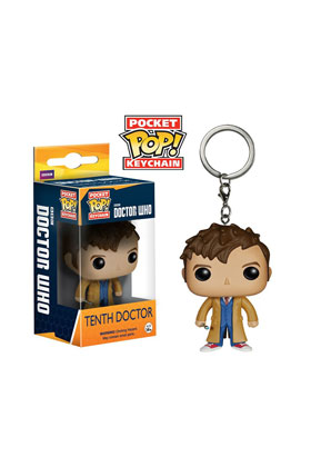 10 TH DOCTOR LLAVERO FIG 4 CM POCKET POP DOCTOR WHO