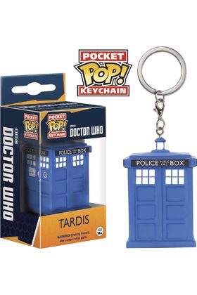 TARDIS LLAVERO FIG 4 CM POCKET POP DOCTOR WHO