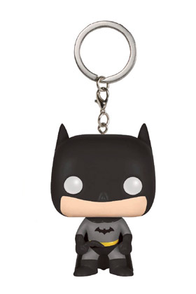 BATMAN NEGRO Y GRIS LLAVERO FIG 4 CM POCKET POP UNIVERSO DC