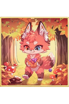 RIVER SHIKISHI GOOD HARVEST ILUSTRATION FLUFFY LAND