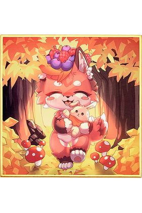 RIVER SHIKISHI LET'S GO HOME ILUSTRATION FLUFFY LAND