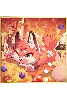 RIVER SHIKISHI FALLING ILUSTRATION FLUFFY LAND