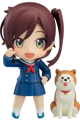 SHIZURU CHIKURA & POCHI FIG. 10 CM TRAIN TO THE END OF THE WORLD NENDOROID BASIC