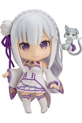 EMILIA FIGURA 10 CM RE:ZERO -STARTING LIFE IN ANOTHER WORLD- NENDOROID RE-RUN