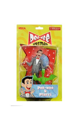 PEE-WEE HERMAN & PTERRI FIGURA 13 & 5,5 CM PEE-WEE HERMAN TOONY CLASSICS