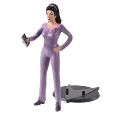 DEEANA TROI FIGURA FLEXIBLE 18 CM BENDYFIG STAR TREK