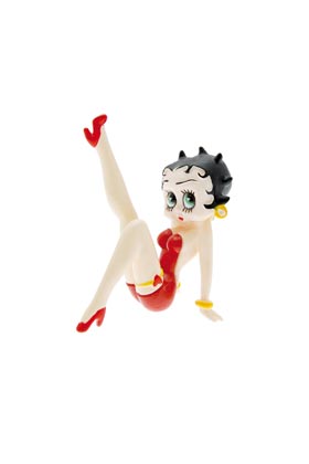 BETTY BOOP PIERNA ALZADA FIGURA PVC 9 CM, BETTY BOOP