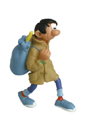 GASTON CON ABRIGO FIGURA 7 CM GASTON EL GAFE