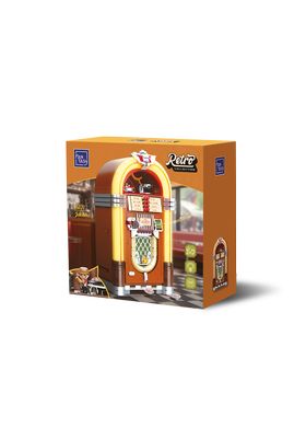 JUKEBOX SET CONSTRUCCION 32 CM RETRO SERIES