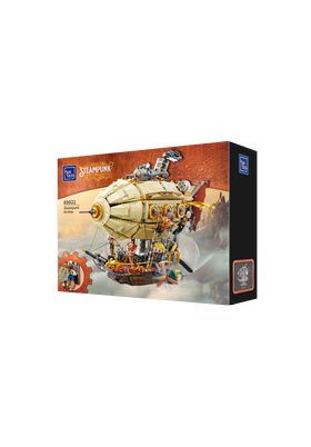 STEAMPUNK AIRSHIP SET CONSTRUCCION 32 CM RETRO SERIES