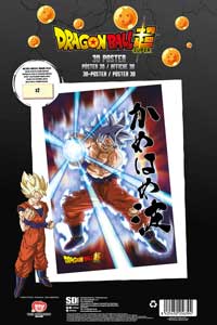 POSTER 3D 38X58CM UNIVERSAL SURVIVAL GOKU DRAGON BALL SUPER