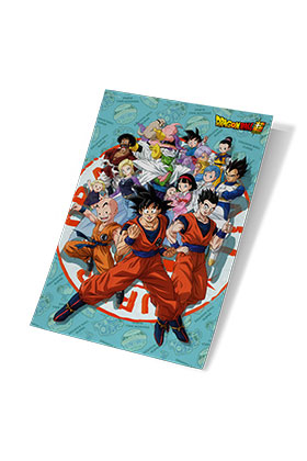 POSTER 3D 38X58CM UNIVERSE SURVIVAL DRAGON BALL SUPER