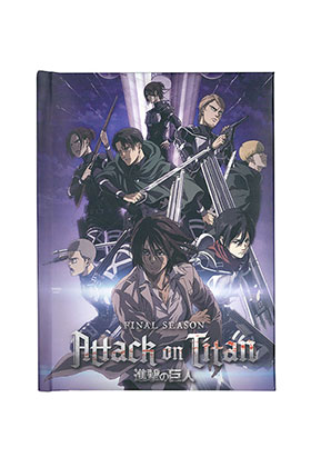 LIBRETA CON LUZ GROUP ATTACK ON TITANS