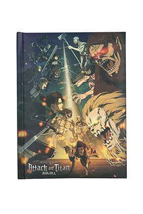 LIBRETA CON LUZ STRUGGLE ATTACK ON TITANS