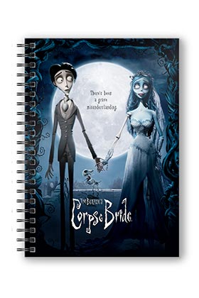 LIBRETA ESPIRAL POSTER LA NOVIA CADAVER