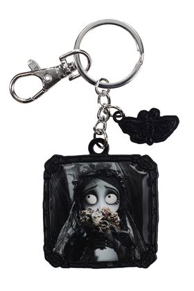 LLAVERO METALICO FLORES LA NOVIA CADAVER