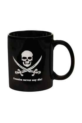NEVER SAY DIE TAZA CERAMICA THE GOONIES
