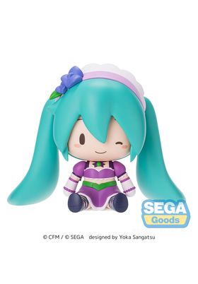 HATSUNE MIKU SPARKLY PURPLE CHIBI FIGURA 8 CM FUWA PETIT