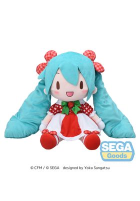 HATSUNE MIKU LOVELY STRAWBERRY PELUCHE 40 CM FUWA PETIT