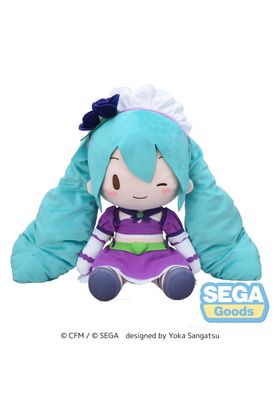 HATSUNE MIKU SPARKLY PURPLE PELUCHE 40 CM FUWA PETIT