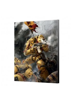 IMPERIAL FIST PANEL DE MADERA 50 X 36,6 CM WARHAMMER 40000
