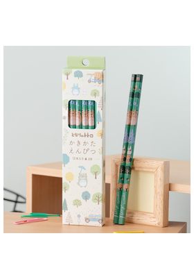 TOTORO EN EL BOSQUE SET 12 LAPICES 2B MI VECINO TOTORO