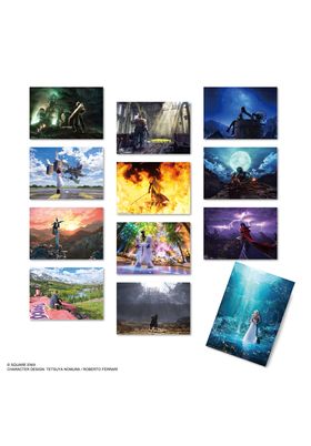 FINAL FANTASY VII REBIRTH MINI CLEAR 12 POSTER BOX