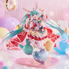 HATSUNE MIKU BIRTHDAY 21CM PRETTY RABBIT VERSION FIGURA 21,50 CM SPIRITALE  1/7 SCALE