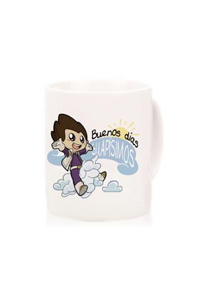 VEGETTA777 TAZA PORCELANA BLANCA YOUTUBERS