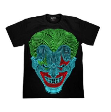 JOKER CAMISETA JOKER 3D GLOW IN THE DARK - S