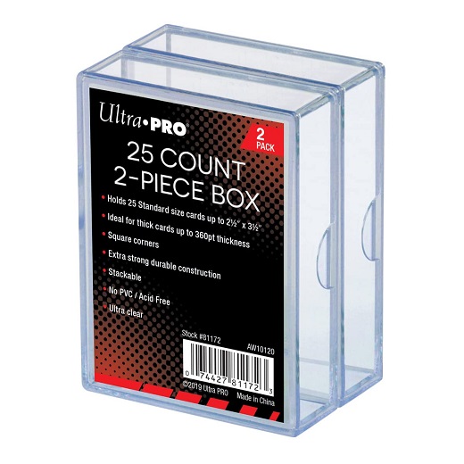 ULTRA PRO 25 COUNT 2-PIECE BOX