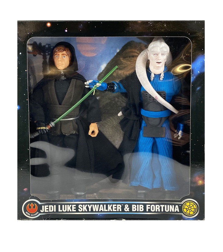 STAR WARS COLLECTOR SERIES JEDI LUKE SKYWALKER & BIB FORTUNA