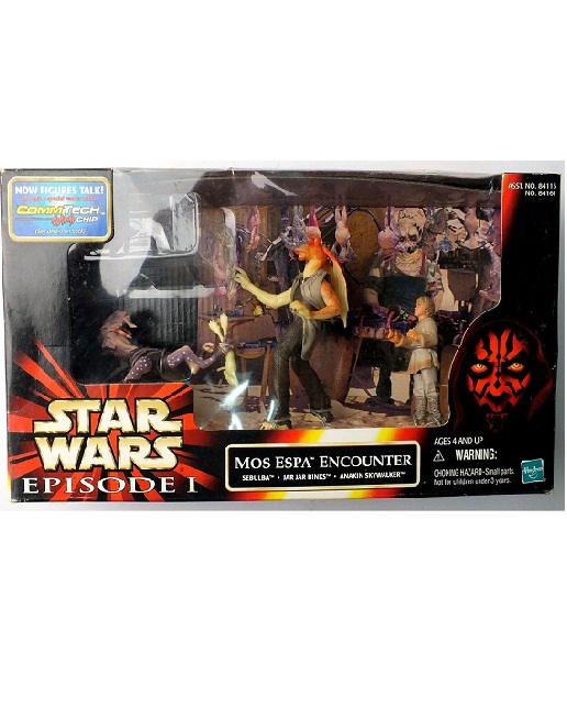 STAR WARS EPISODIO I ENCUENTRO EN MOS ESPA SEBULBA, JAR JAR BINKS & ANAKIN SKYWALKER