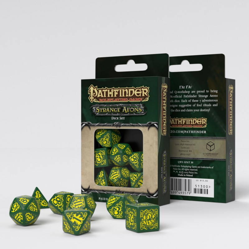 PATHFINDER STRANGE AEONS DICE SET
