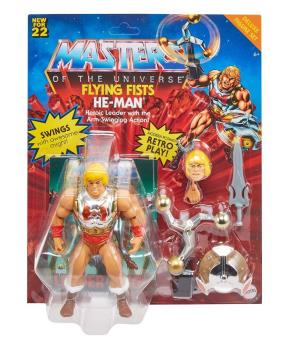 MASTERS OF THE UNIVERSE ORIGINS FLIYING FIST HE-MAN
