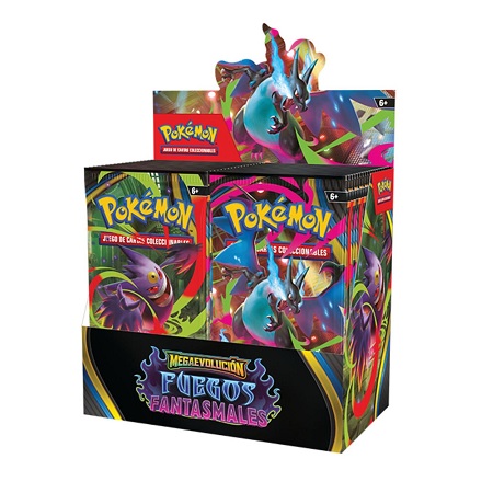 POKEMON TCG SOBRE MEGAEVOLUCION: FUEGOS FANTASMALES