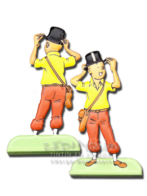 TINTIN SILUETA METALICA "CIGARROS"
