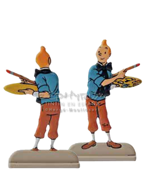 TINTIN SILUETA METALICA "PINTOR"