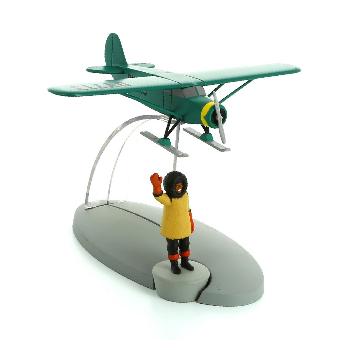 TINTIN AVION VERDE ESQUIMAL JO, ZETTE Y JOCKO