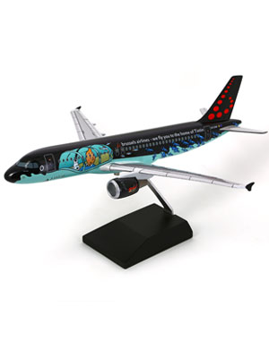 TINTIN RESINA MAQUETA AVION AIRBUS A320