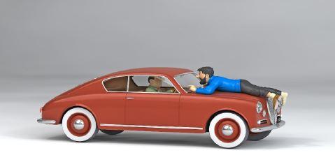 TINTIN COCHE L'AURELIA DE L'ITALIEN