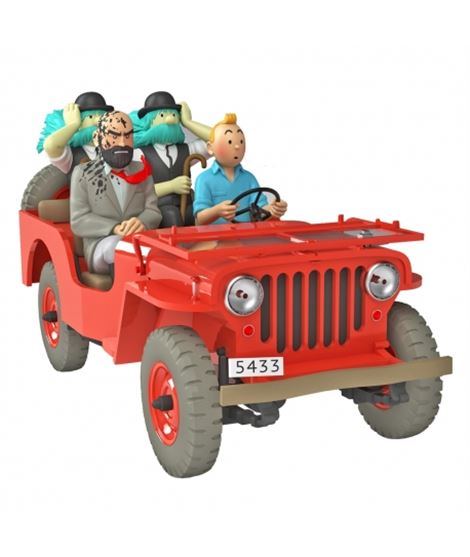 TINTIN COCHE LA JEEP DU DÉSERT