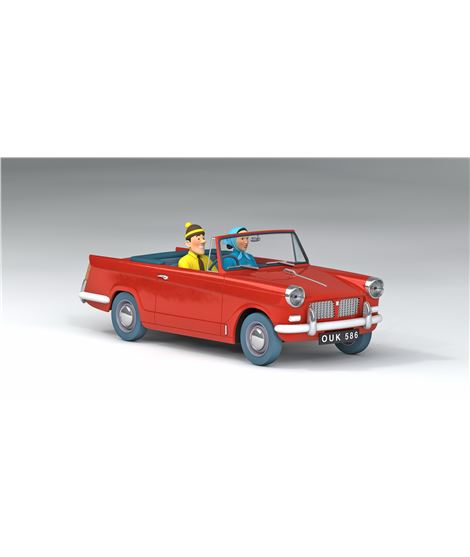 TINTIN COCHE LE CABRIOLET DES TOURISTES