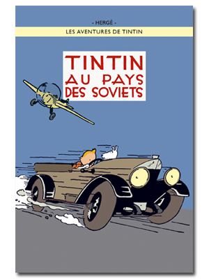 TINTIN POSTER - TINTIN AU PAYS DES SOVIETS (COLOR)