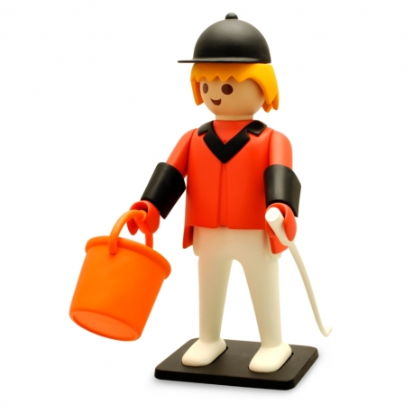 PLAYMOBIL JINETE ESTATUA 25 CM