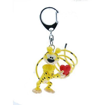 MARSUPILAMI CON CORAZON PVC LLAVERO