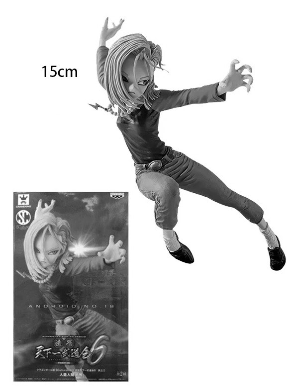 36390 DRAGON BALL FIGURE COLOSSEUM ANDROID Nº18 ATTACK B/N