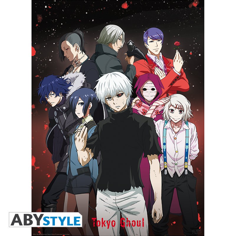 TOKYO GHOUL POSTER 52 X 38 CM. GRUPO