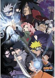NARUTO SHIPPUDEN POSTER 91.5 X 61 CM. GRUPO GUERRA NINJA
