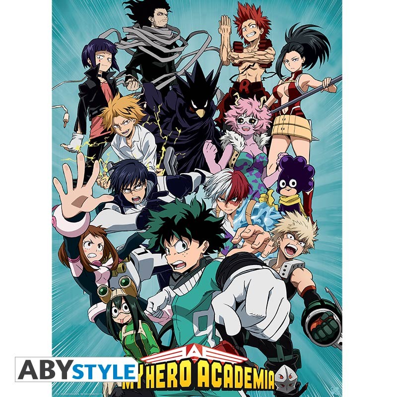 MY HERO ACADEMIA POSTER 52 X 38 CM. HEROES